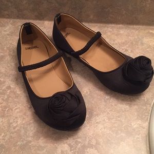 Gymboree Black Rose Flats